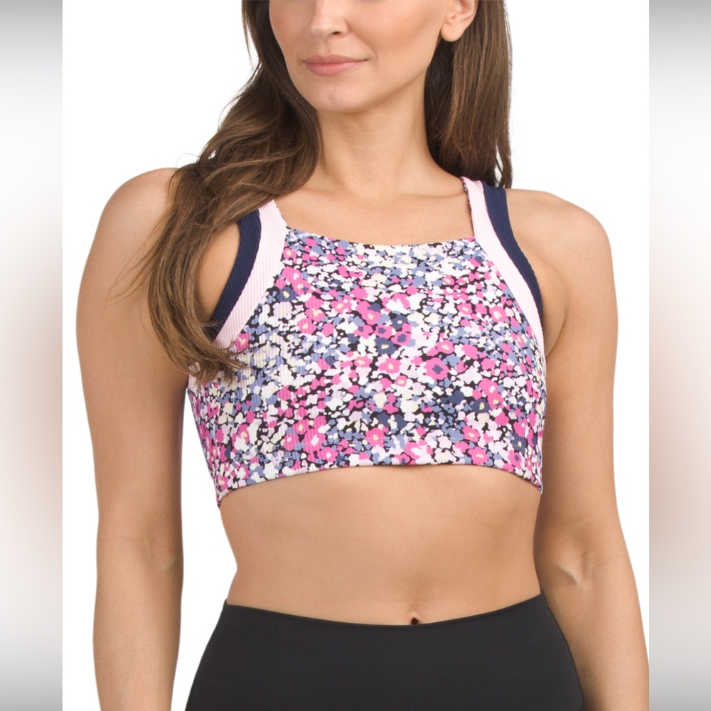 CREAM YOGA
Casey Printed Active Bra | Floral Sports Bra
